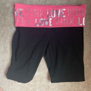 Victoria Secret Pink Leggings - Size Medium - Barley worn!